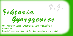 viktoria gyorgyevics business card